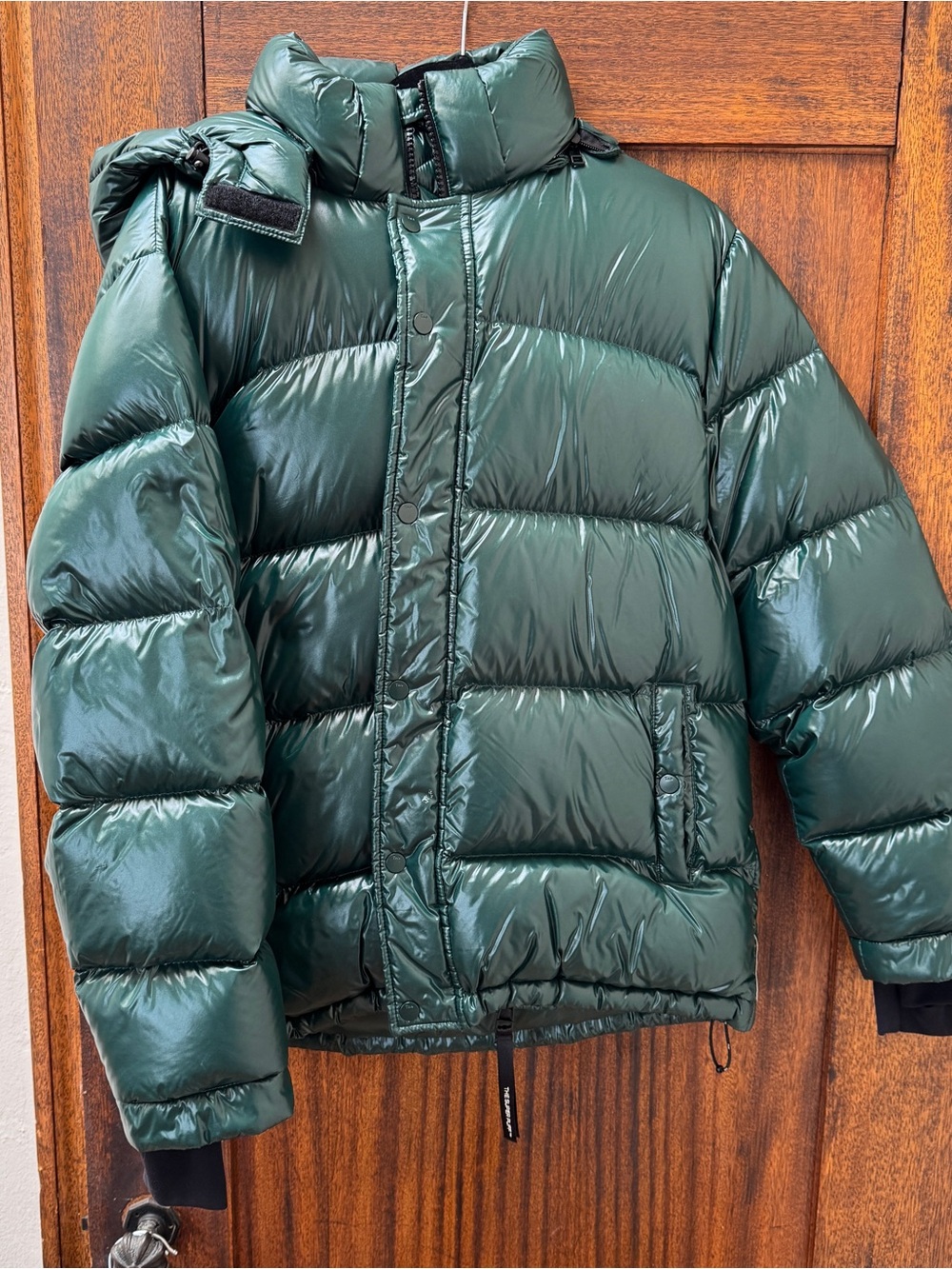 Aritzia Super Puff in Dark Green